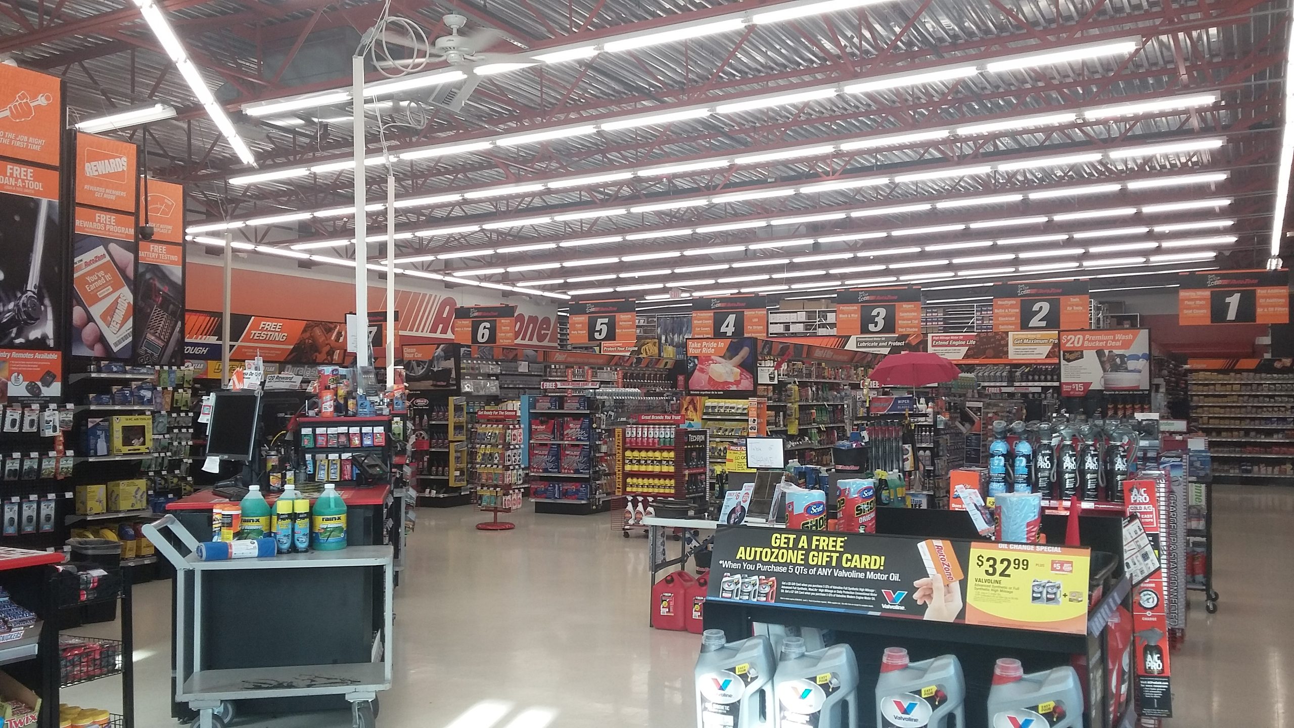 interior of autozone